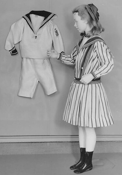 Dress, cotton, American