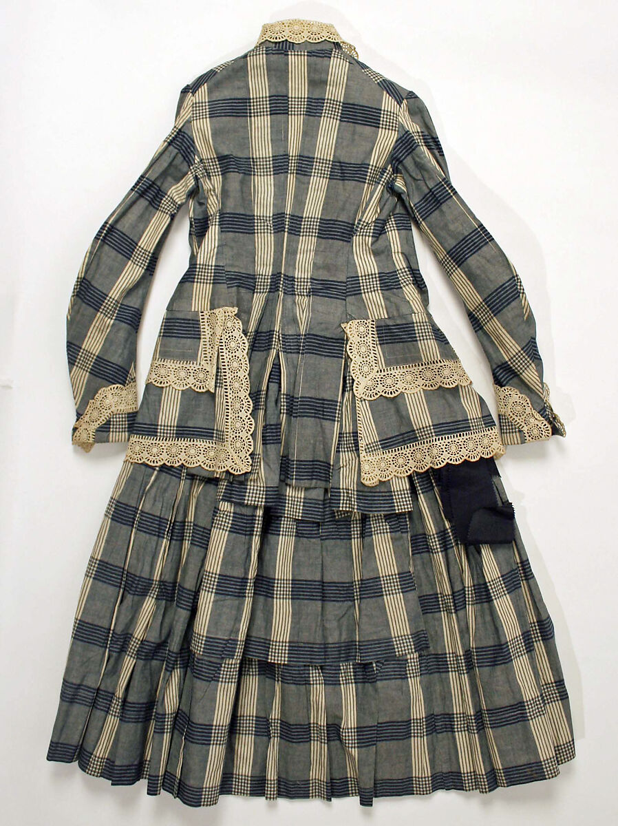 Dress, cotton, American
