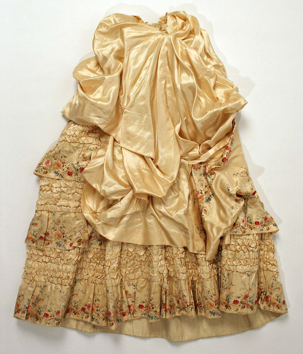 Dress, silk, American