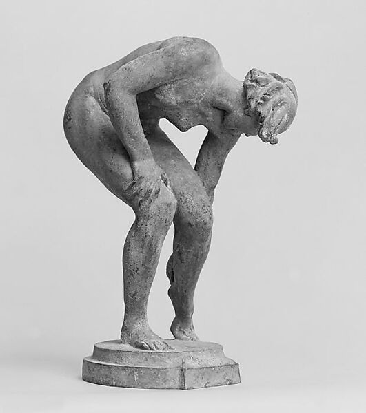 Scratching Her Heel, Alexander Stirling Calder (American, Philadelphia, Pennsylvania 1870–1945 Brooklyn, New York), Bronze, American