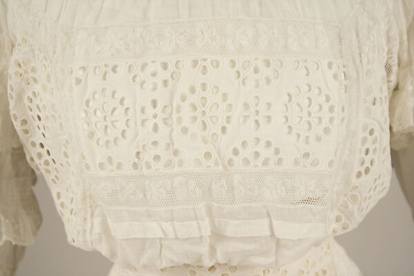 Dress, cotton, American