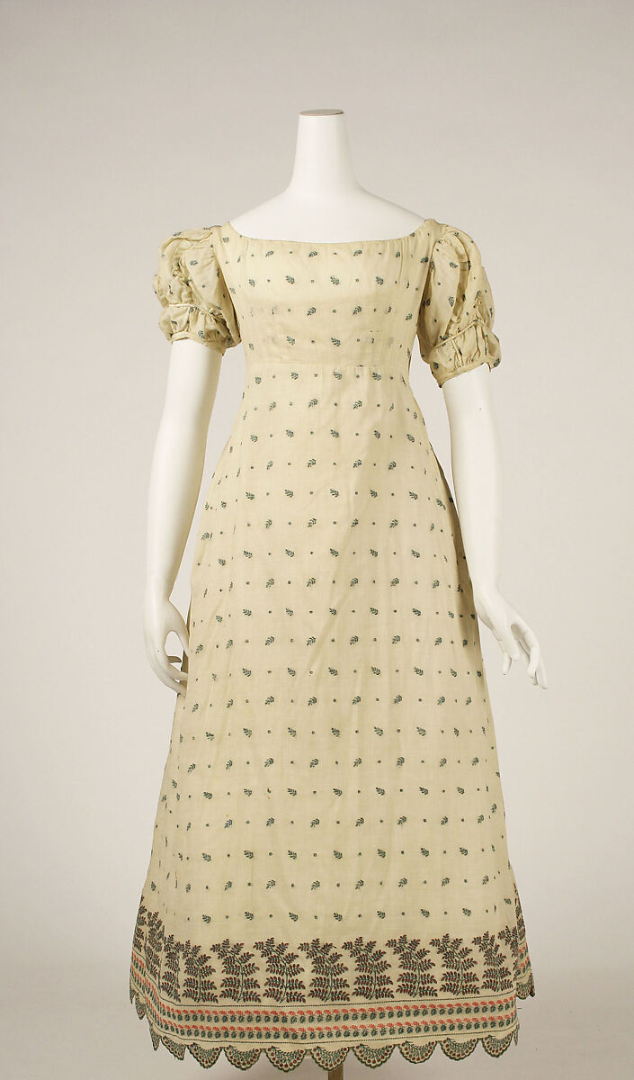 Dress, cotton, French 