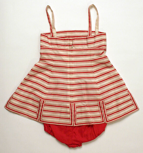 Ensemble, Tom Brigance (American, 1910–1990), cotton, pearl, elastic, American