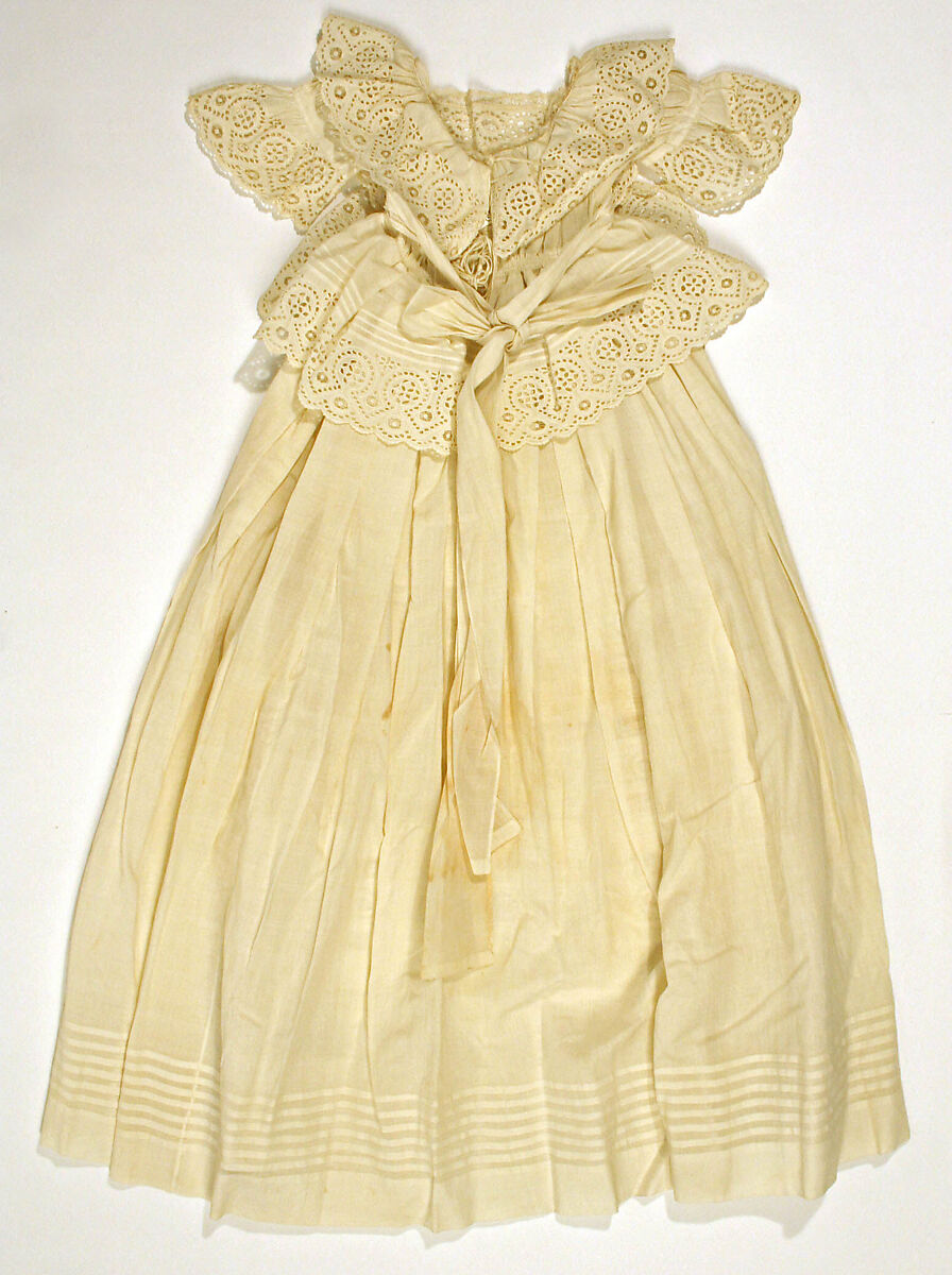 Dress, cotton, American