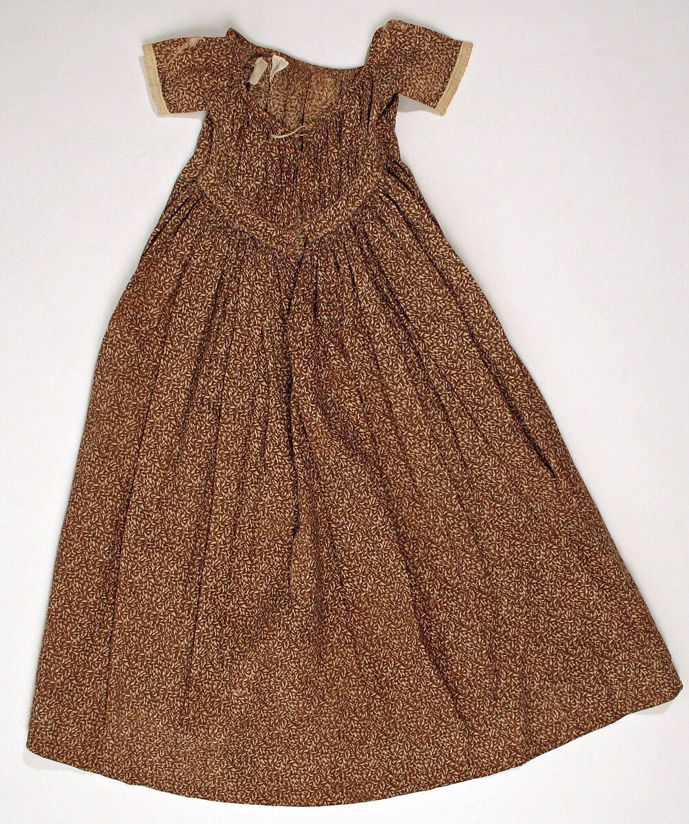 Dress, cotton, American 