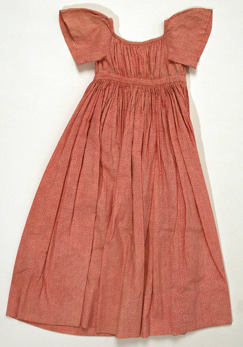 Dress, cotton, American 