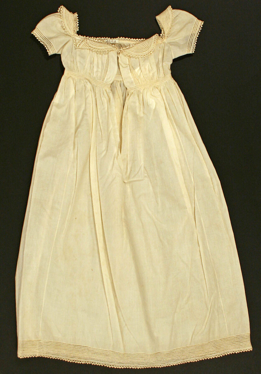 Dress, cotton, American
