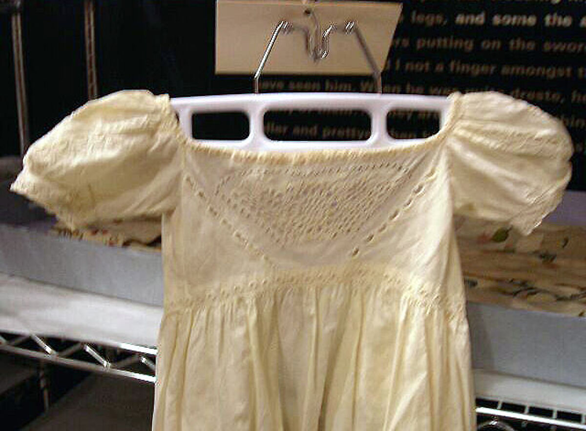 Dress, cotton, American
