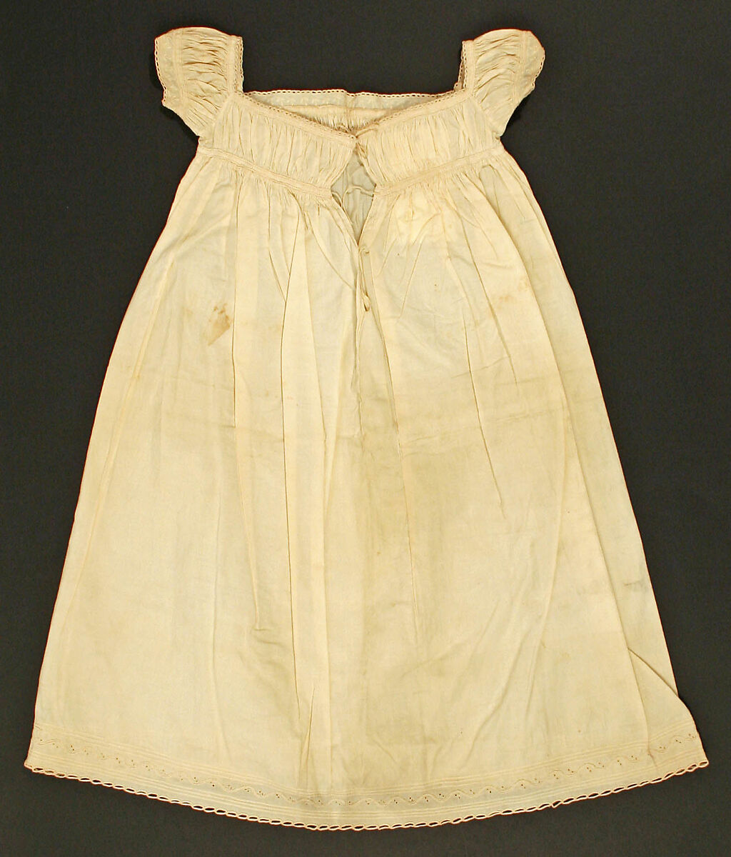 Dress, cotton, American