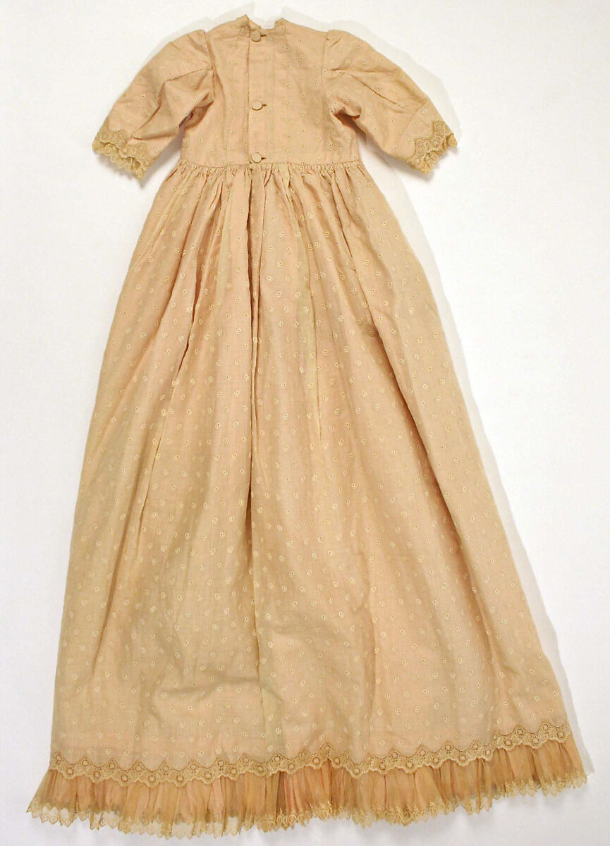 Ensemble, cotton, silk, French