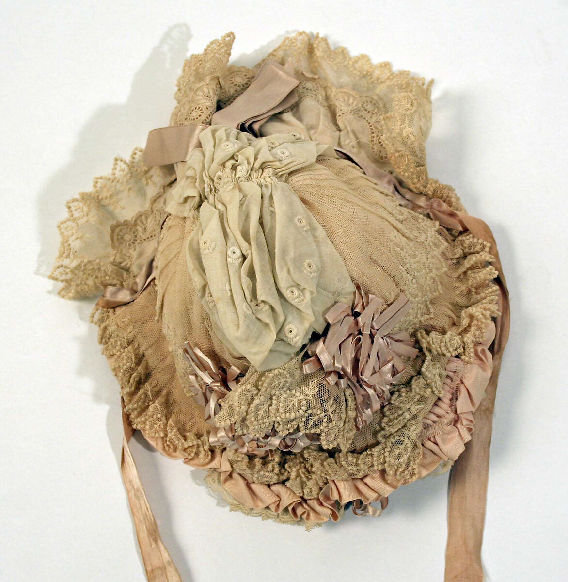 Ensemble, cotton, silk, French