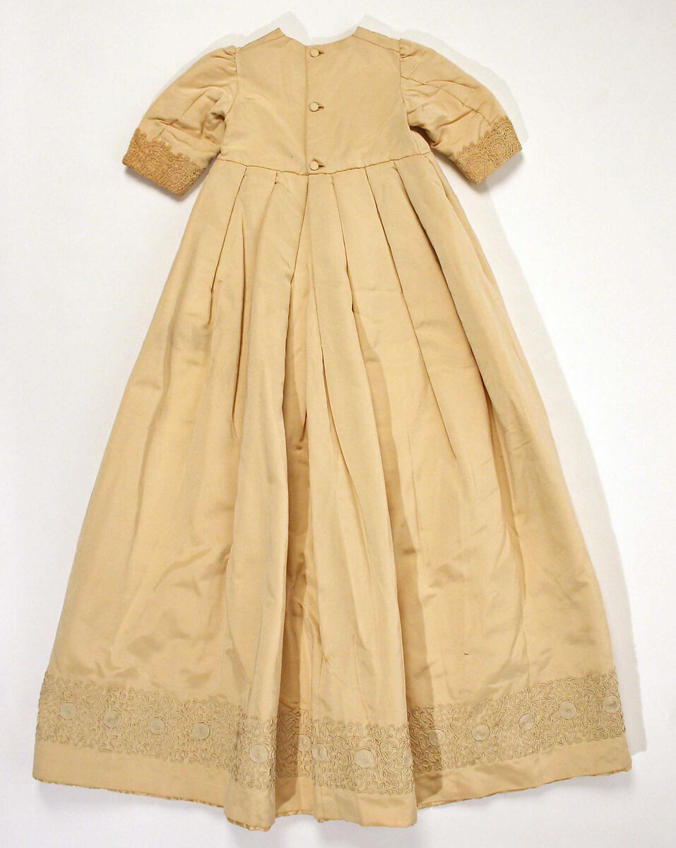 Ensemble, silk, cotton, French