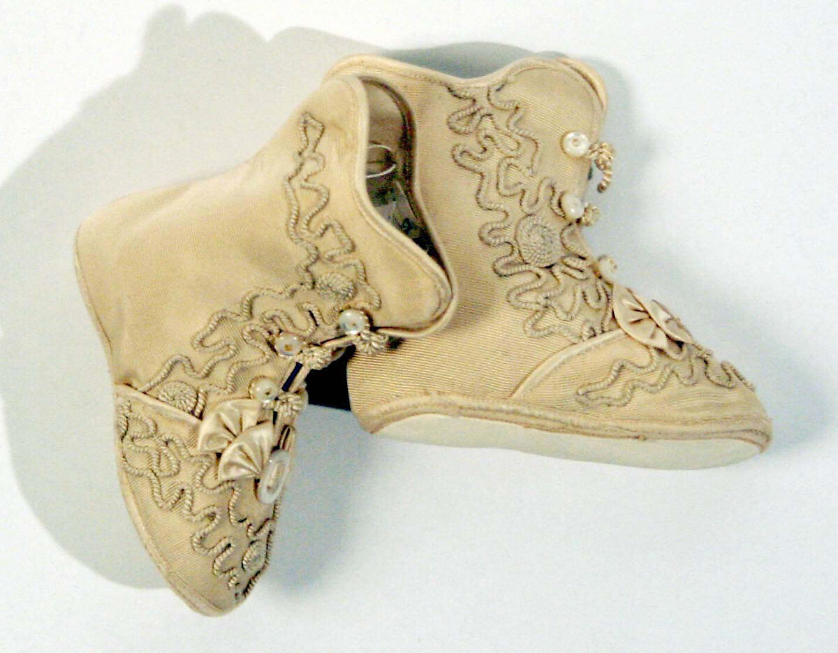 Ensemble, silk, cotton, French