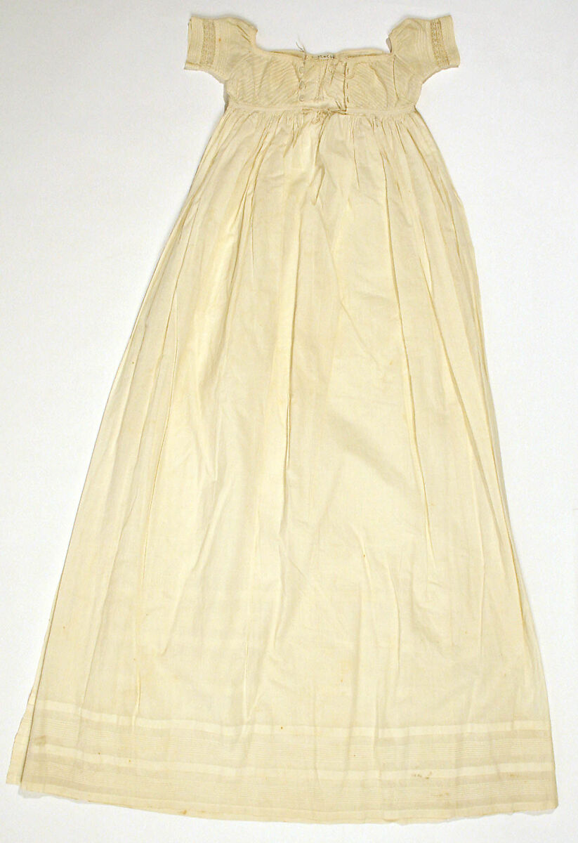 Robe, linen, American