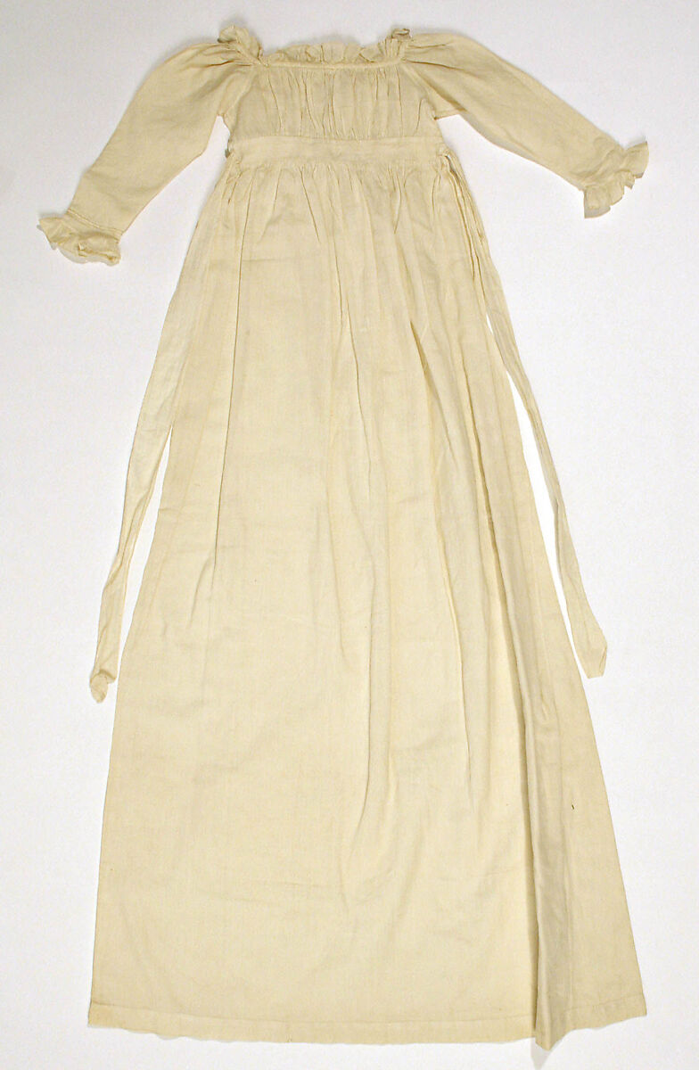 Robe, linen, American 