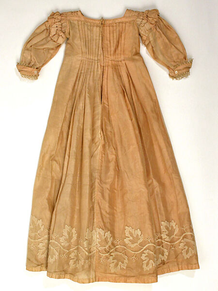 Robe, silk, European