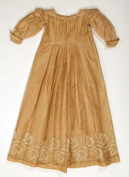 Robe, silk, European 