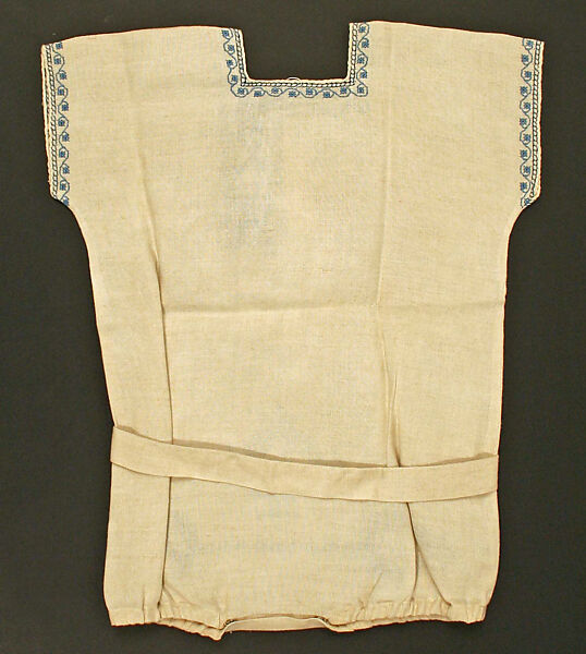 Romper, linen, American or European