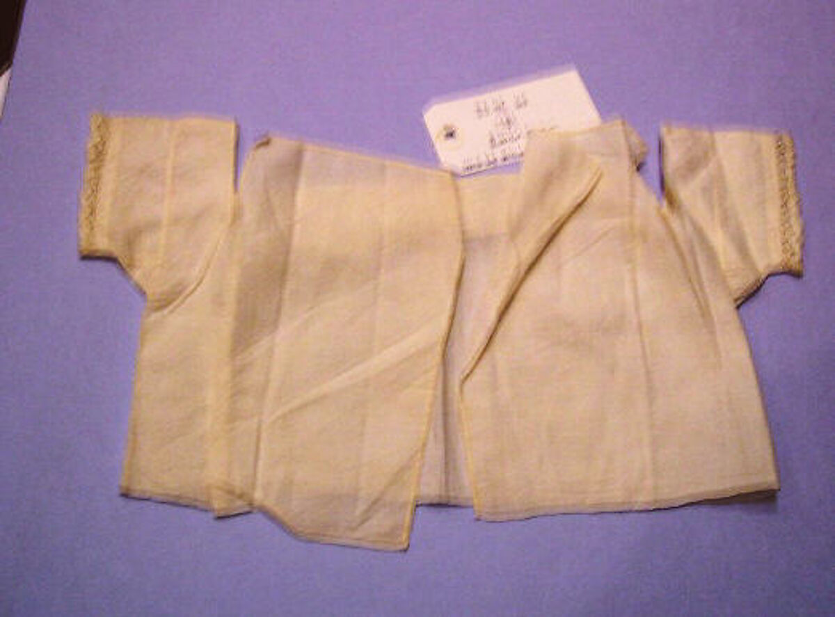 Shirt, linen, American