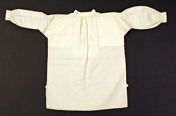 Shirt, linen, American