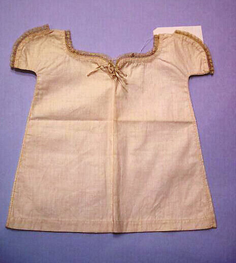 Shirt, cotton, probably American