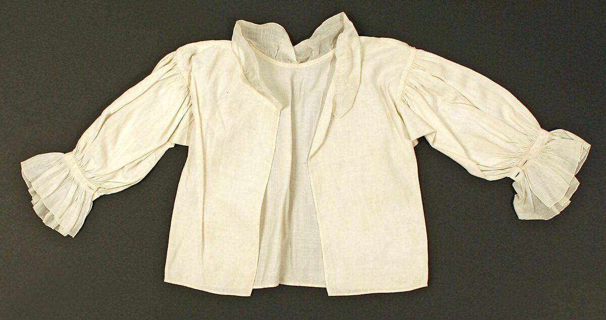 Shirt, linen, American or European 