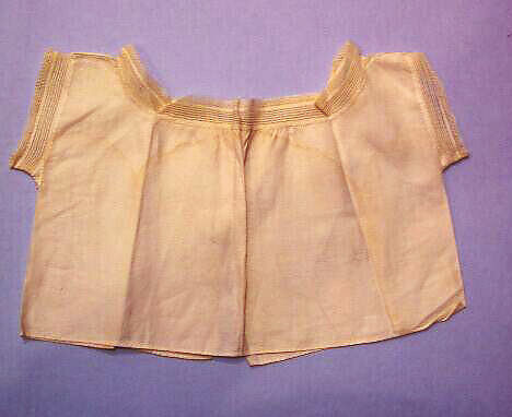 Shirt, linen, American
