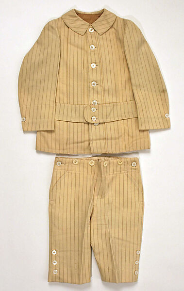 Suit, wool, cotton, American 