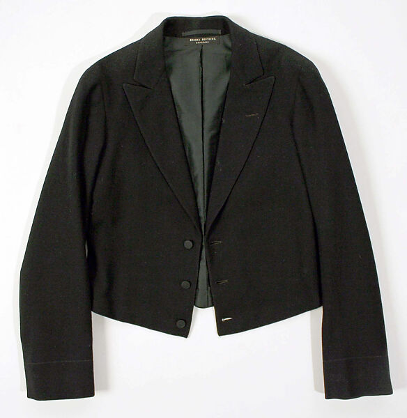 Eton suit, wool, cotton, American 