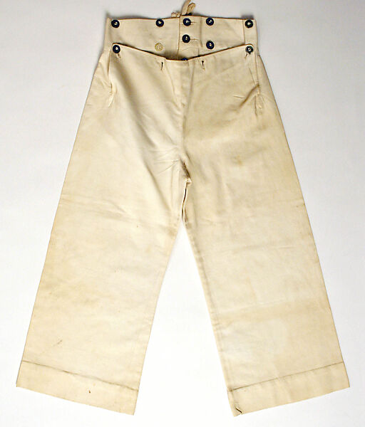 Sailor suit, cotton, wool, British