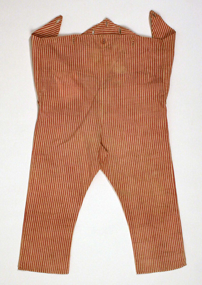 Skeleton suit, cotton, American