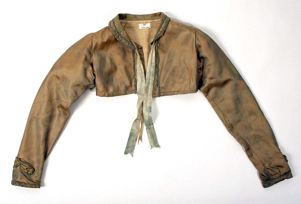 Ensemble, silk, probably French