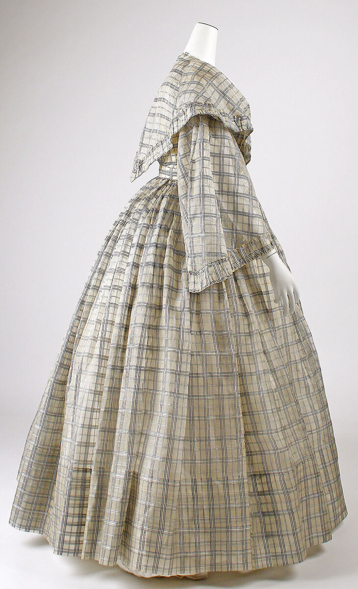 Ensemble, pina cloth, silk, British