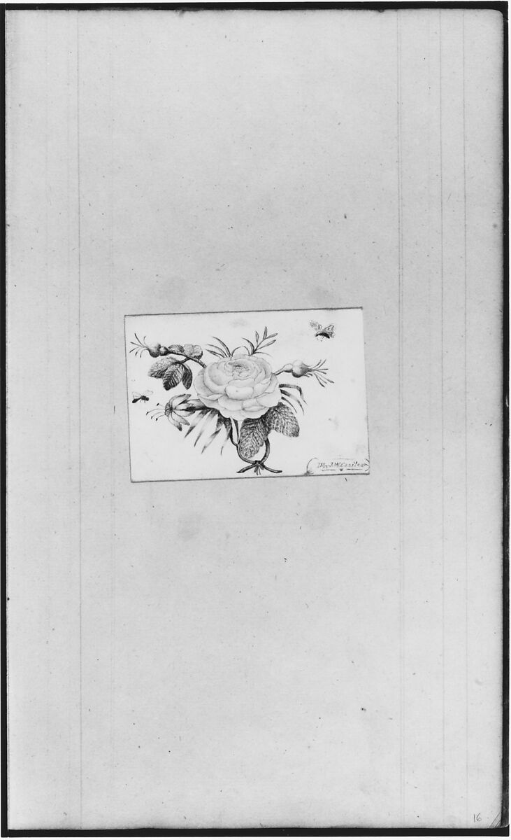 Sketchbook of Figure Studies, John William Casilear (American, New York 1811–1893 Saratoga Springs, New York), Drawings in graphite, pen and ink, and watercolor on off-white wove paper affixed with adhesive wafers at corners to dark tan laid (ledgerbook) paper, bound in a cardboard cover with leather trim, American