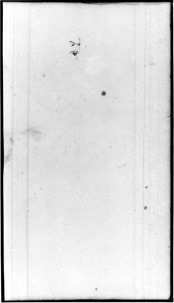 Sketchbook of Figure Studies, John William Casilear (American, New York 1811–1893 Saratoga Springs, New York), Drawings in graphite, pen and ink, and watercolor on off-white wove paper affixed with adhesive wafers at corners to dark tan laid (ledgerbook) paper, bound in a cardboard cover with leather trim, American