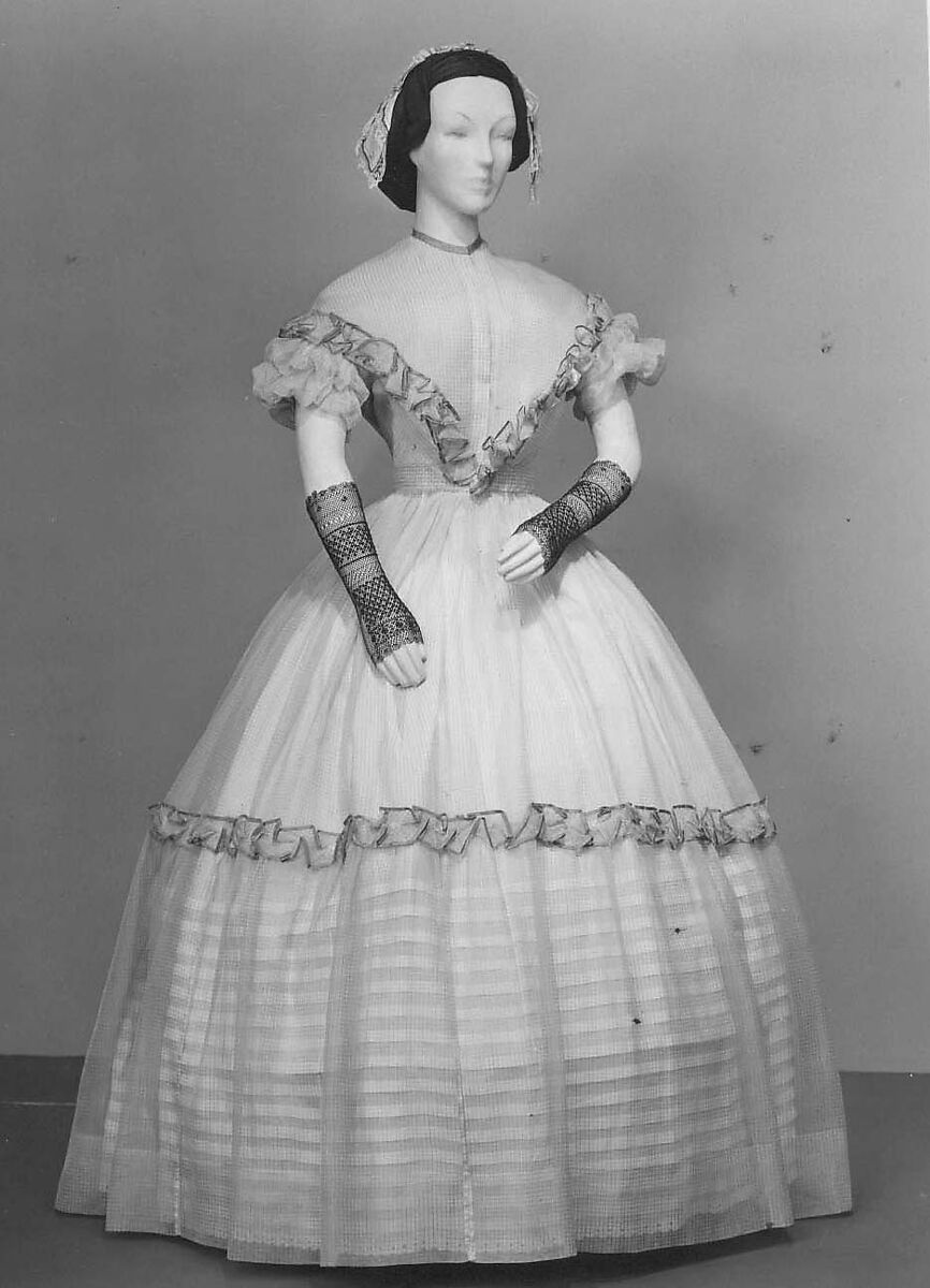 Ensemble, piña cloth, silk, American