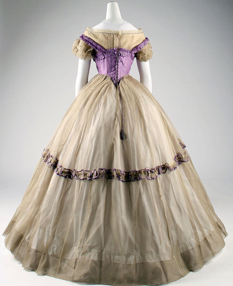 Ensemble, piña cloth, silk, American