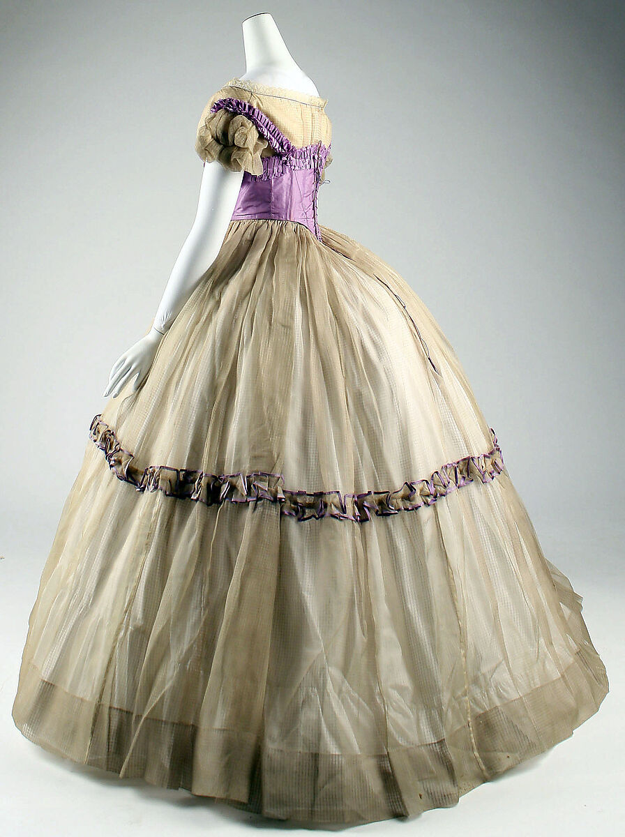 Ensemble, piña cloth, silk, American