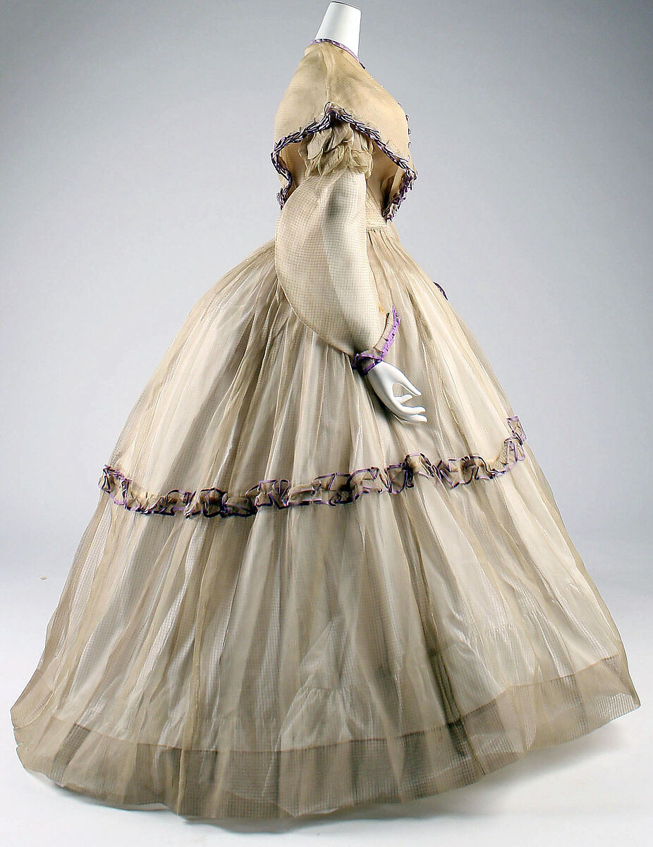 Ensemble, piña cloth, silk, American