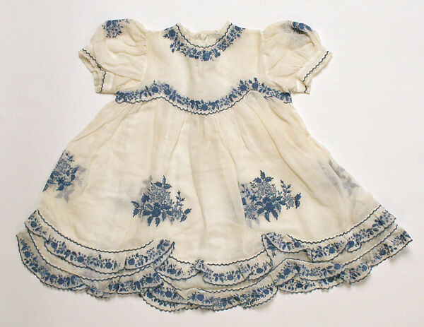 Dress, cotton, European 