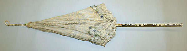 Parasol, silk, ivory, French