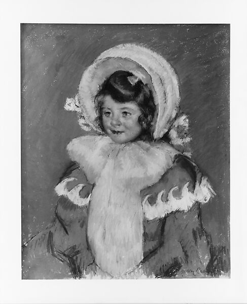 Child in Green Coat, Mary Cassatt (American, Pittsburgh, Pennsylvania 1844–1926 Le Mesnil-Théribus, Oise), Pastel on white paper, American