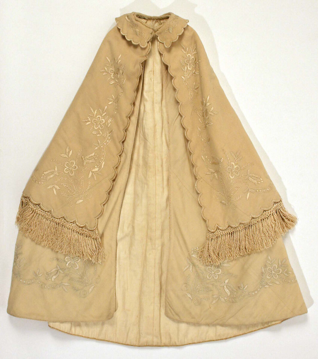 Cape, silk, American 