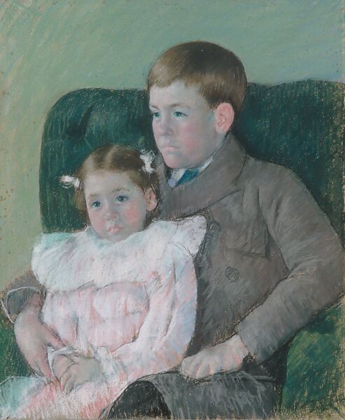 Gardner and Ellen Mary Cassatt, Mary Cassatt (American, Pittsburgh, Pennsylvania 1844–1926 Le Mesnil-Théribus, Oise), Pastel on wove paper, originally mounted on a stainer, American