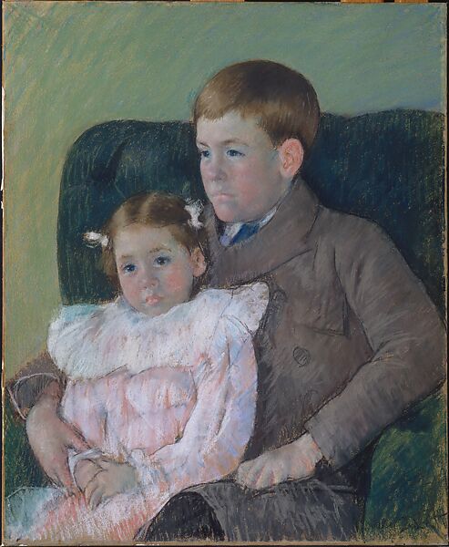 Gardner and Ellen Mary Cassatt, Mary Cassatt  American, Pastel on wove paper, originally mounted on a stainer, American