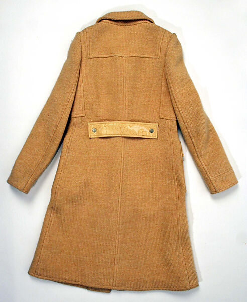 Coat, André Courrèges (French, Pau 1923–2016 Neuilly-sur-Seine), wool, acrylic, cotton, plastic (polyurethane), French