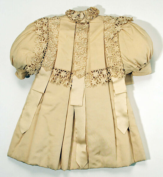 Coat, silk, cotton, American