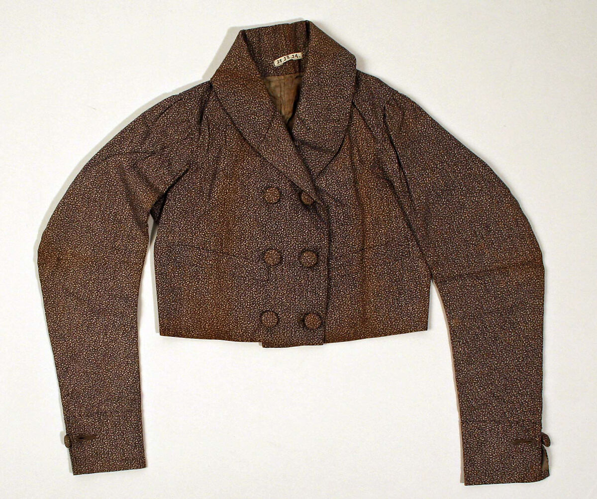 Coat, linen, European 