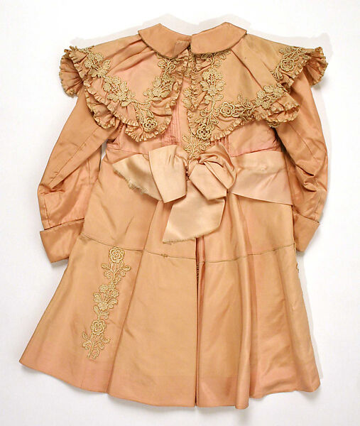 Coat, silk, American