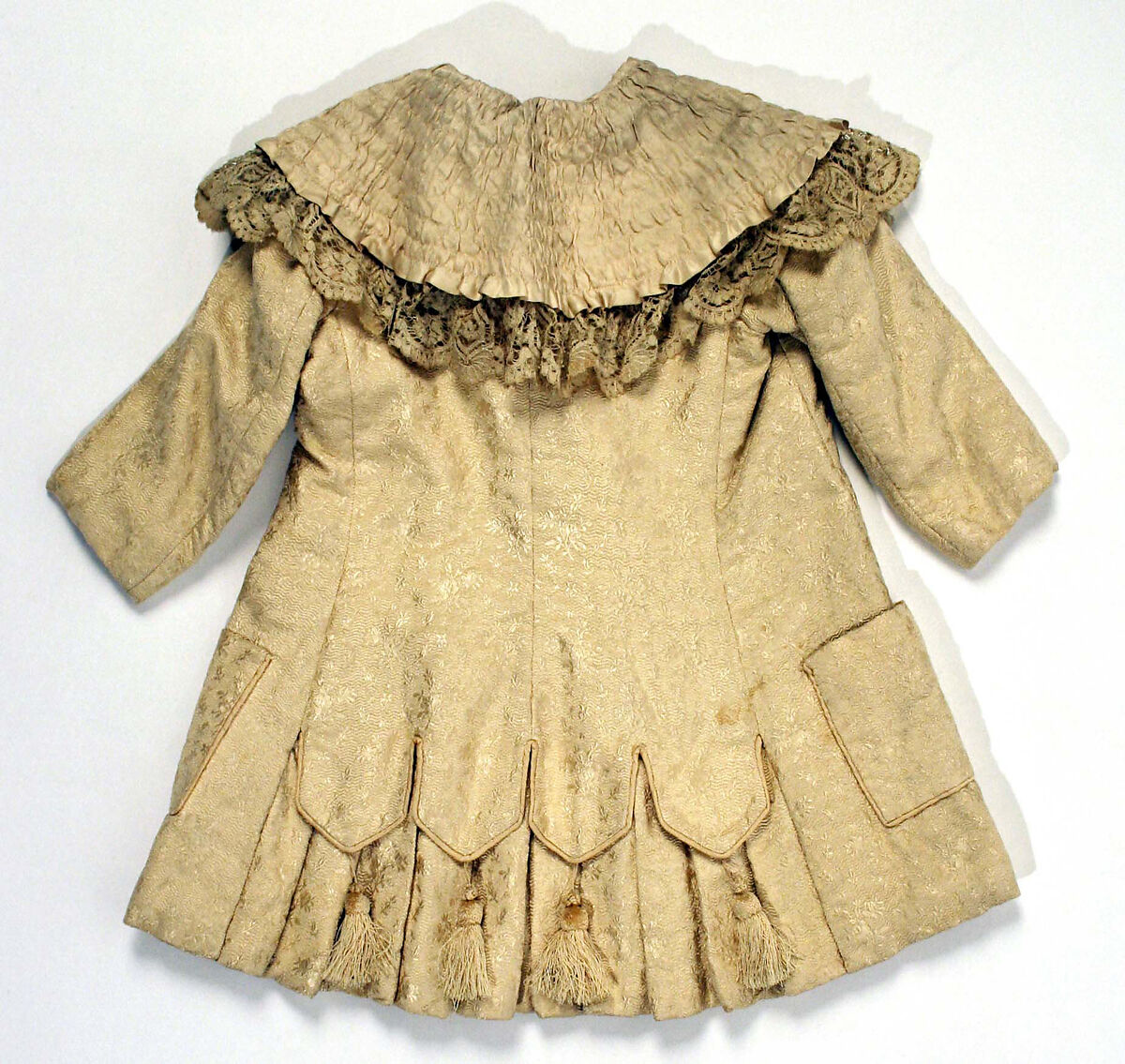 Coat, silk, American